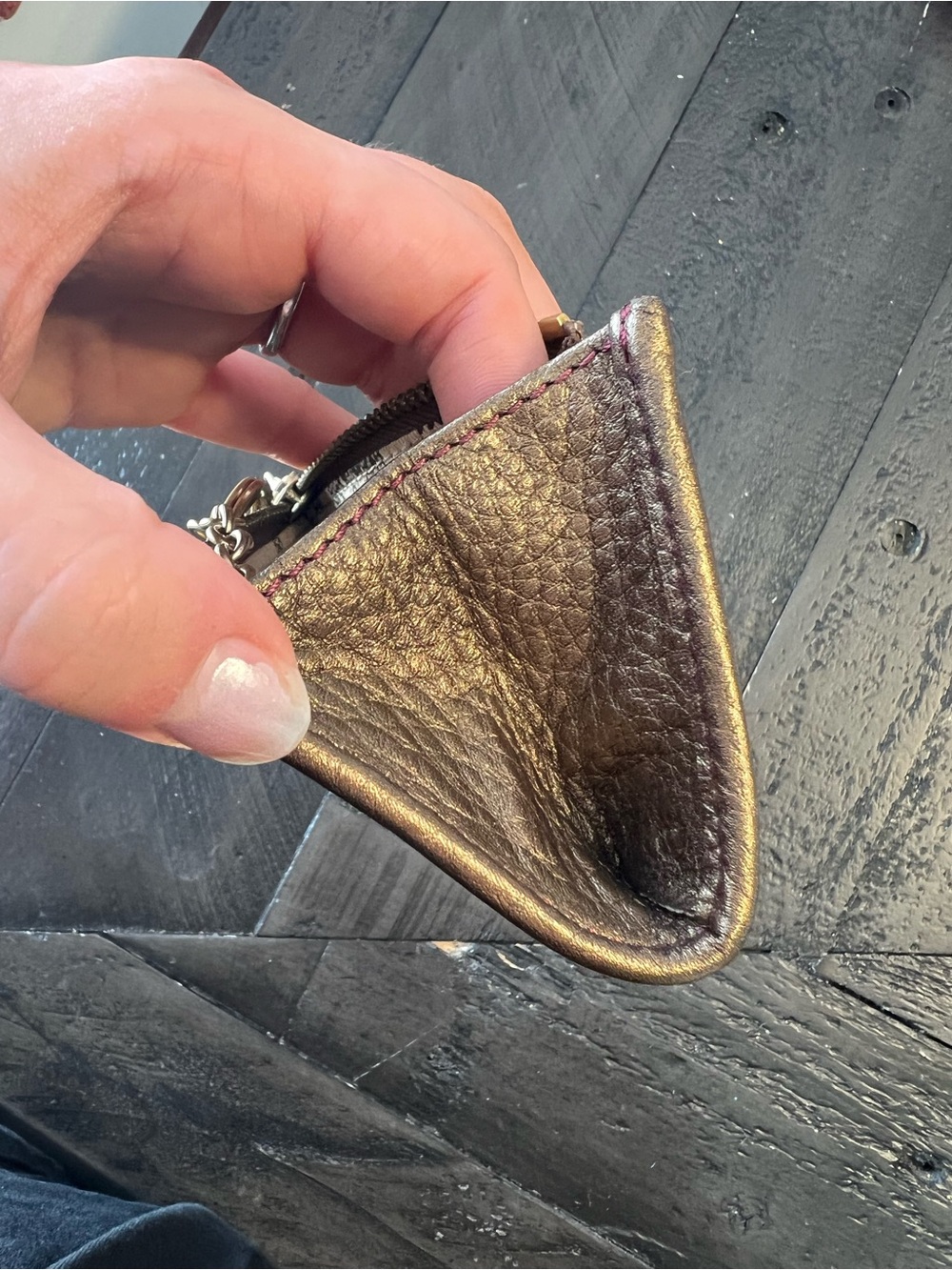 Vintage Juicy Couture Velour Coin Purse Keychain - Picture 4 of 4